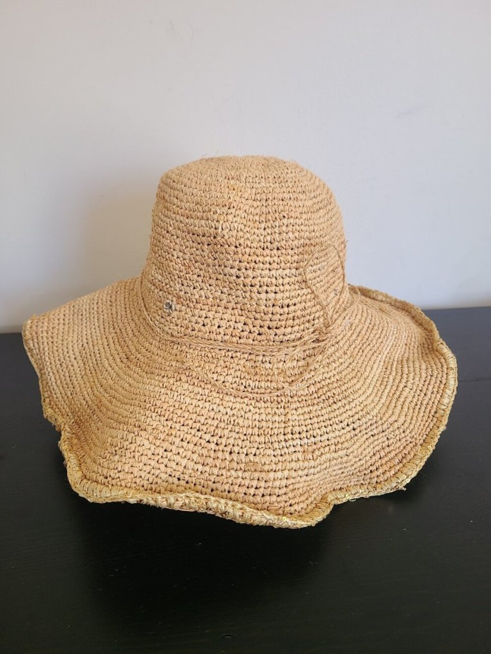 Flora Bella Beach Sun Hat Summer Raffia Natural Tan